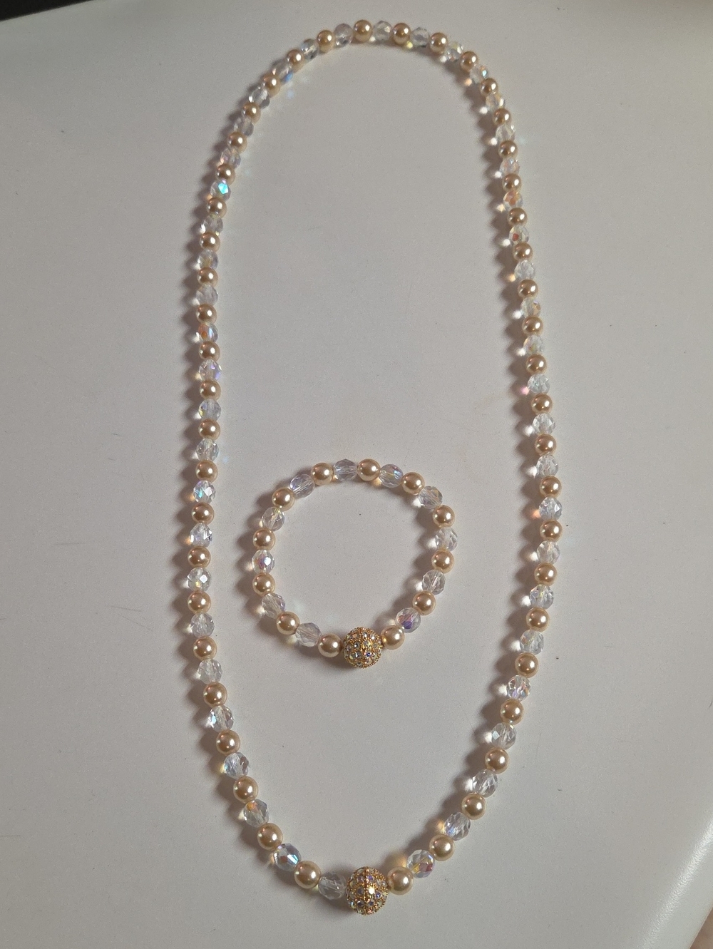 Joan Rivers Stretch Necklace And Bracelet Set
